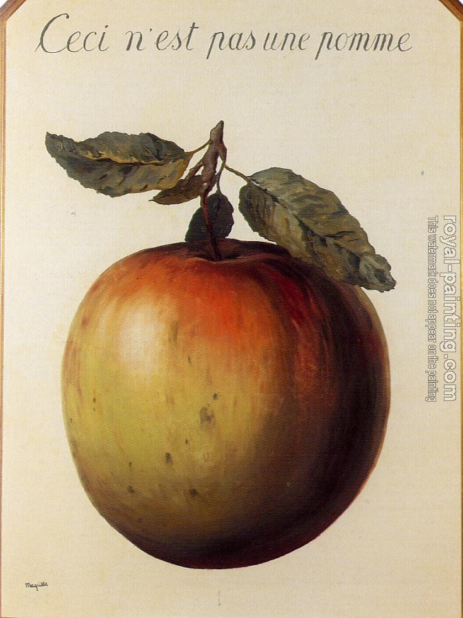 Rene Magritte : This is Not an Apple